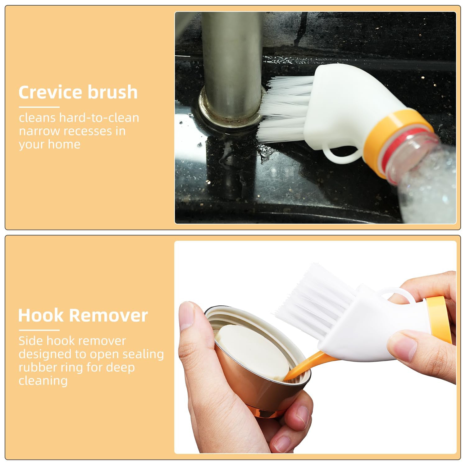 Multipurpose Bottle-Attachable Cleaning Brush for Kitchen and Bathroom (1 Pc) Multipurpose Bottle-Attachable Cleaning Brush for Kitchen and Bathroom (1 Pc)